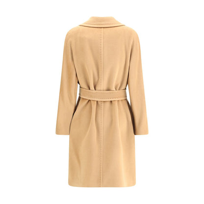 Beige Fleece Wool Coat