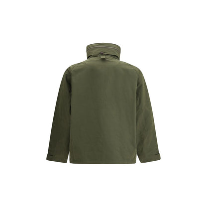 Green Polyester Shell Jacket