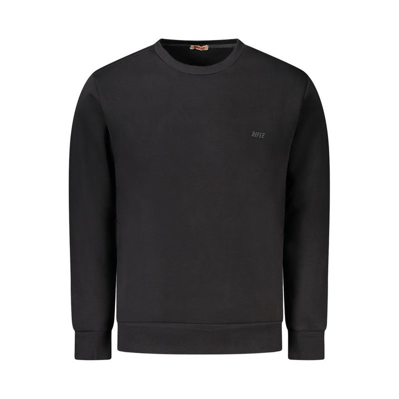 Black Cotton Sweatshirt