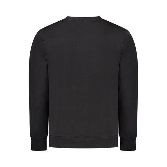 Black Cotton Sweatshirt