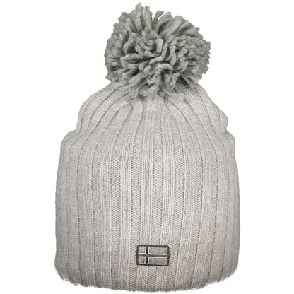 Gray Polyester Women Hat