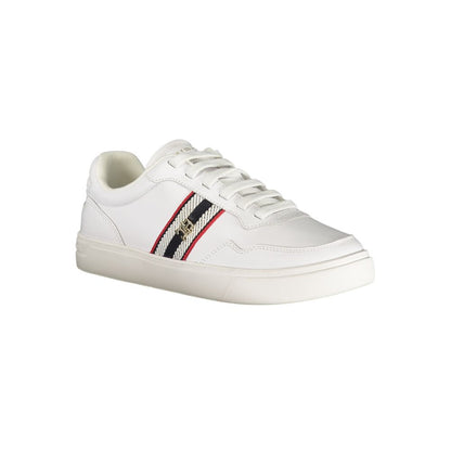 White Leather Women Sneaker