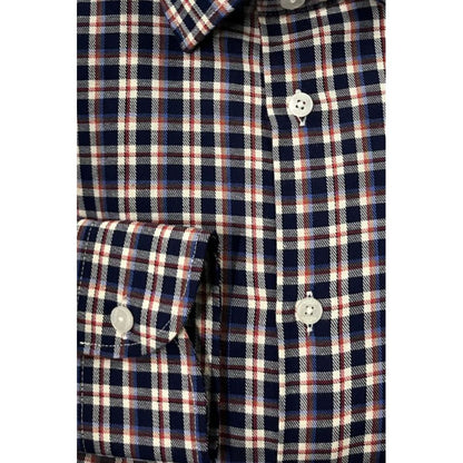 Multicolor Cotton Men Shirt