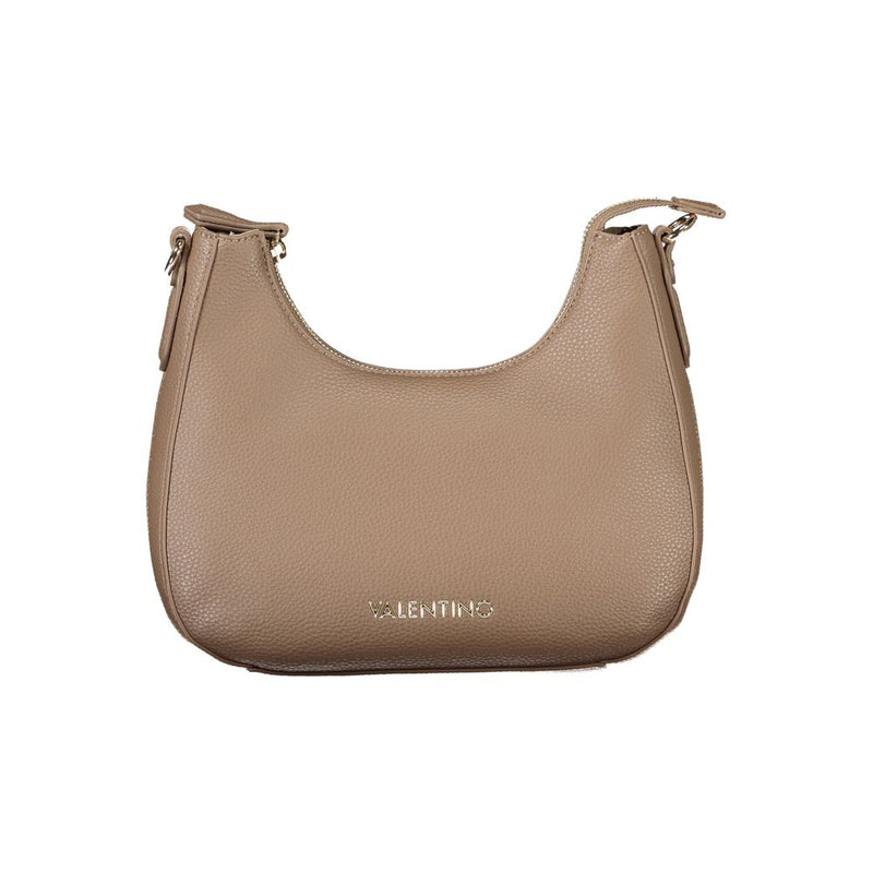 Brown Polyethylene Women Handbag