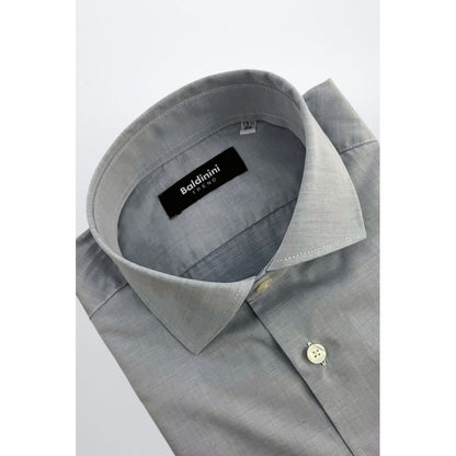 Light Blue Cotton Men Shirt