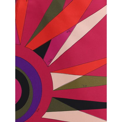 Multicolor Acetate Mini Skirt