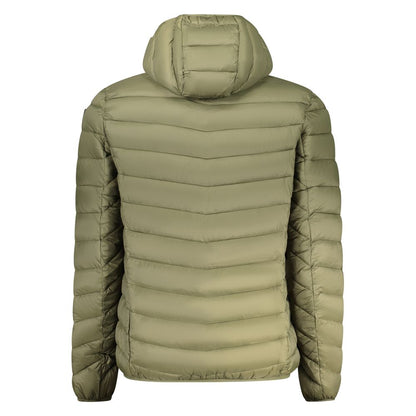 Green Polyamide Men Jacket