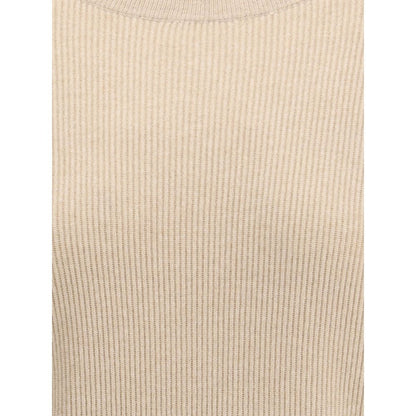 Beige Cashmere Cashmere Sweater