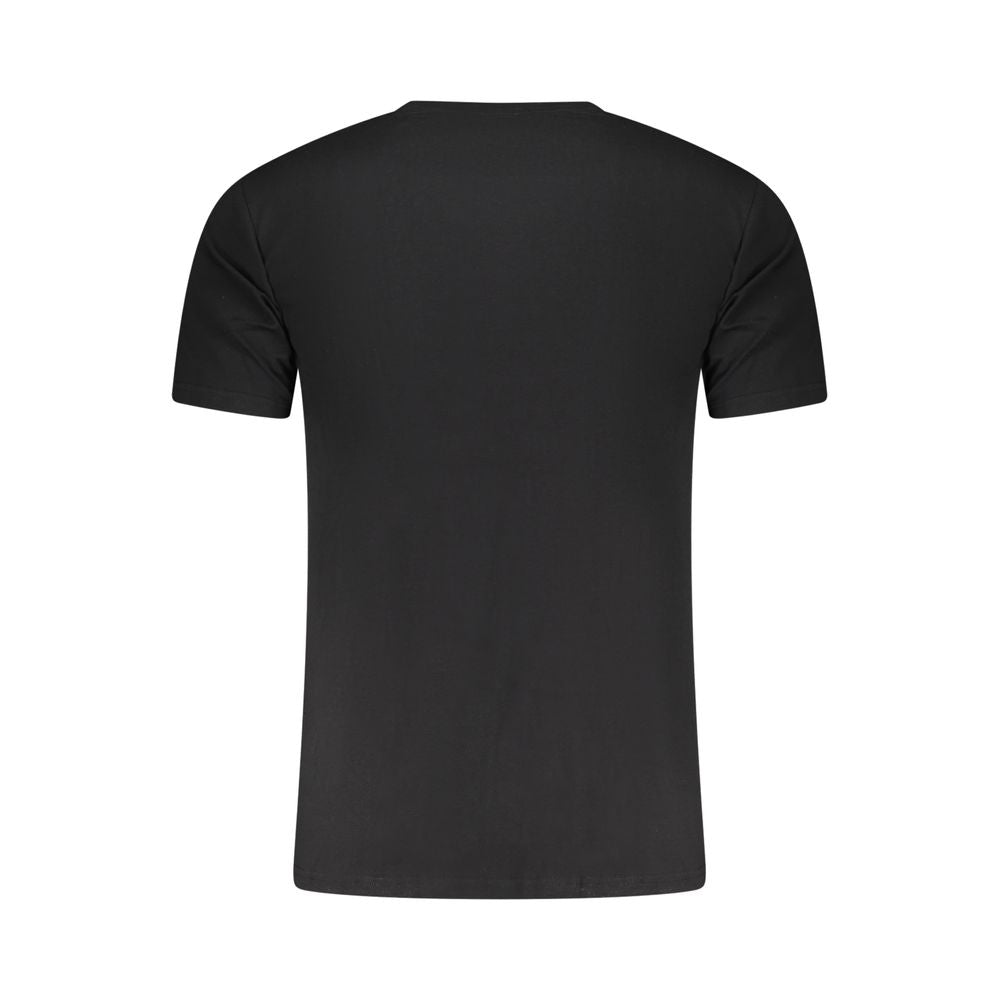 Black Cotton Men Underwear Shirt