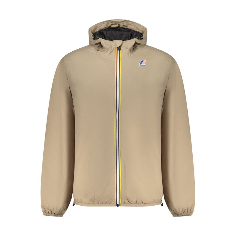 Beige Polyamide Jackets & Coat