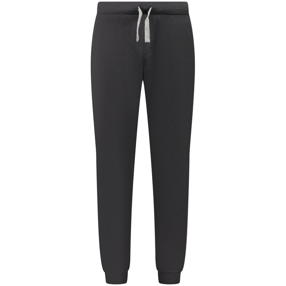 Black Cotton Men's Sport Trouser