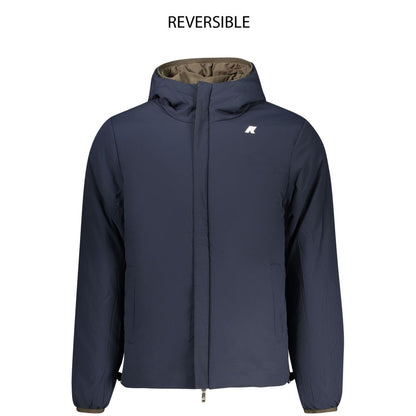 Green Nylon Men Reversible Jacket