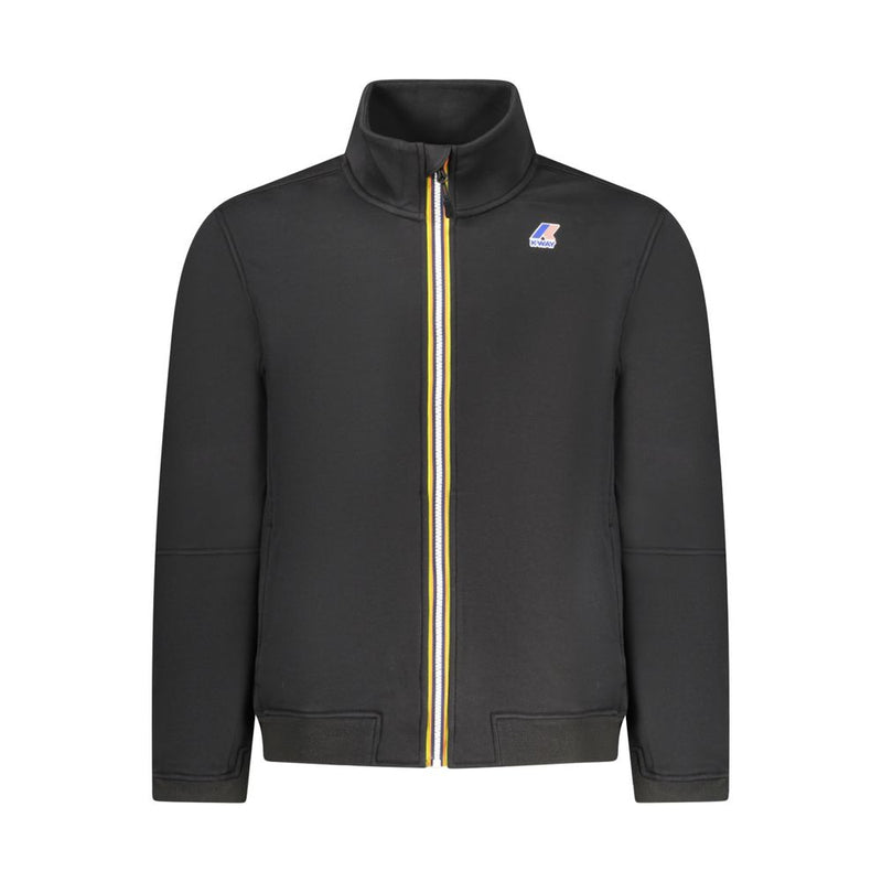 Black Cotton Men's Sweater