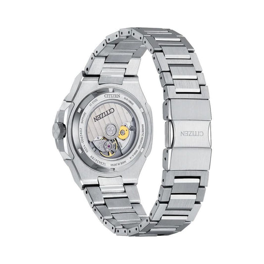 Gray Stainless Steel Dress Watch