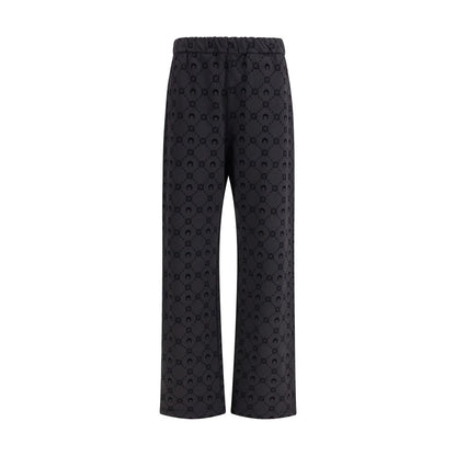 Gray Cotton Athletic Pants