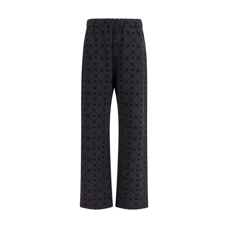 Gray Cotton Athletic Pants