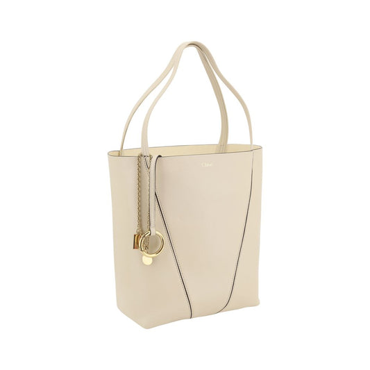 Beige Calf Leather Bos Taurus Shoulder Bag
