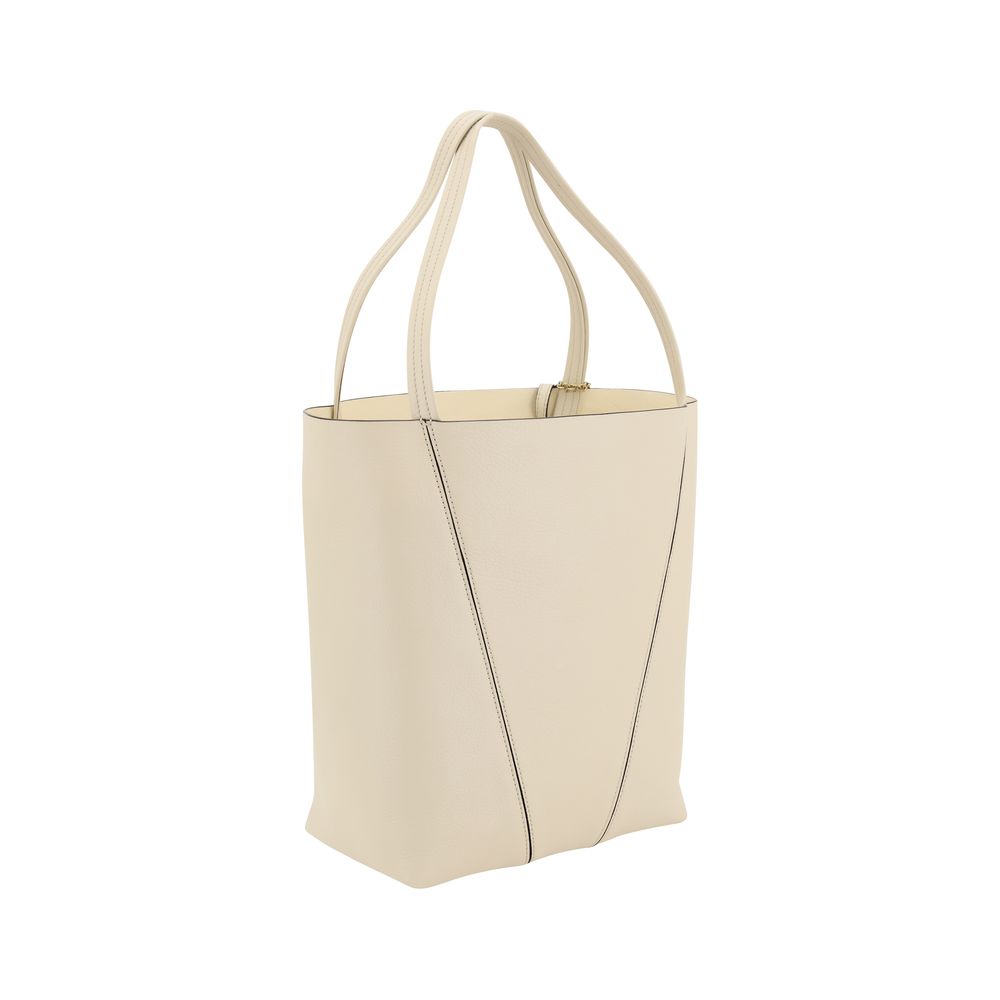 Beige Calf Leather Bos Taurus Shoulder Bag