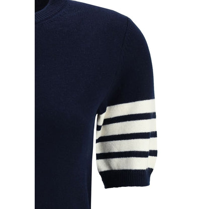 Blue Fleece Wool Sweatshirt