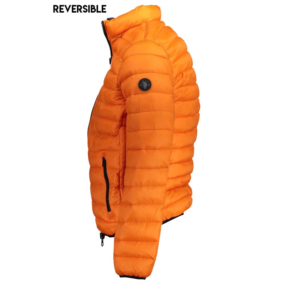 Arancione Nylon Men's Jacket