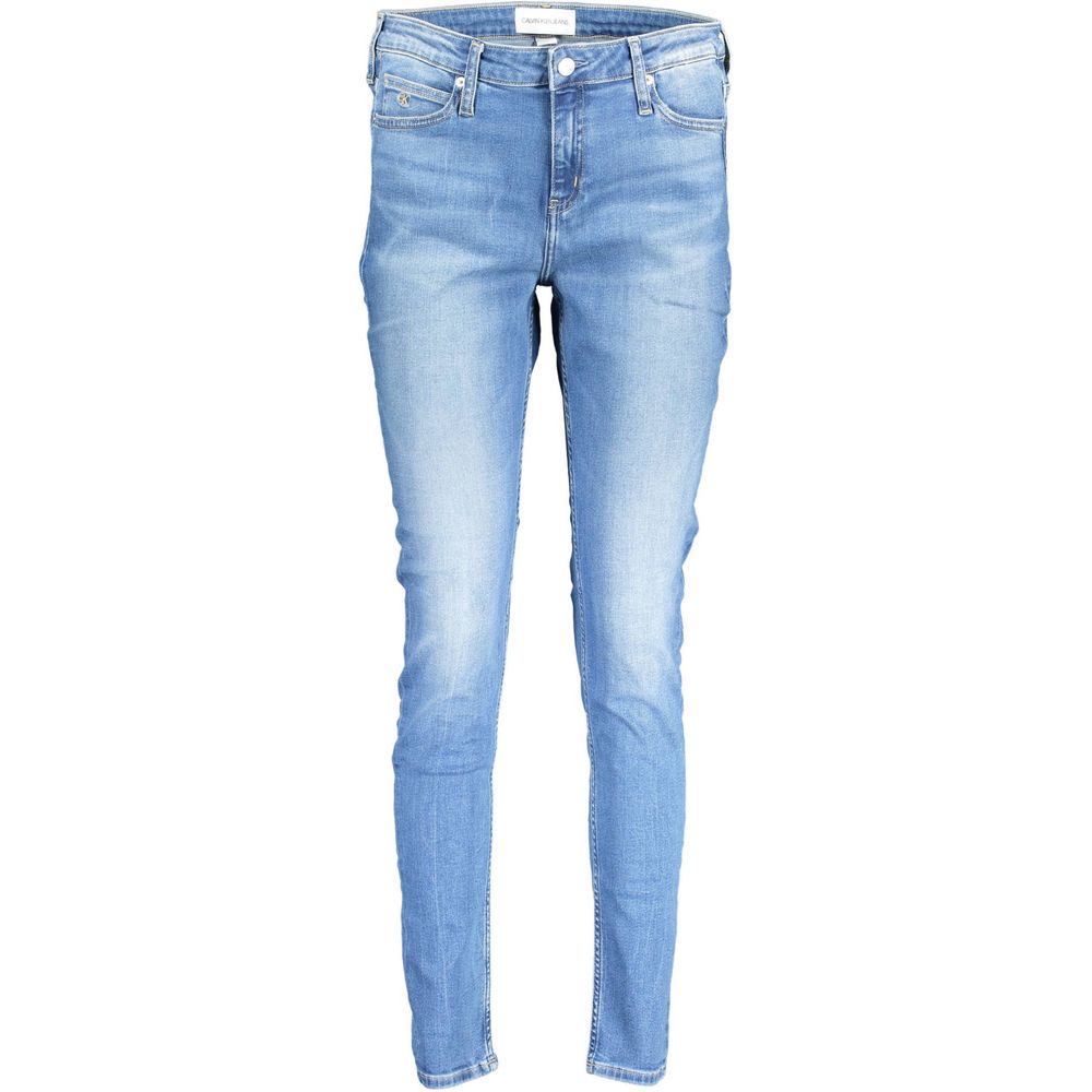 Azzurro Cotton Women Jeans