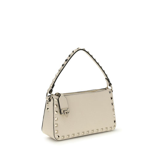 Beige Calf Leather Bos Taurus Shoulder Bag