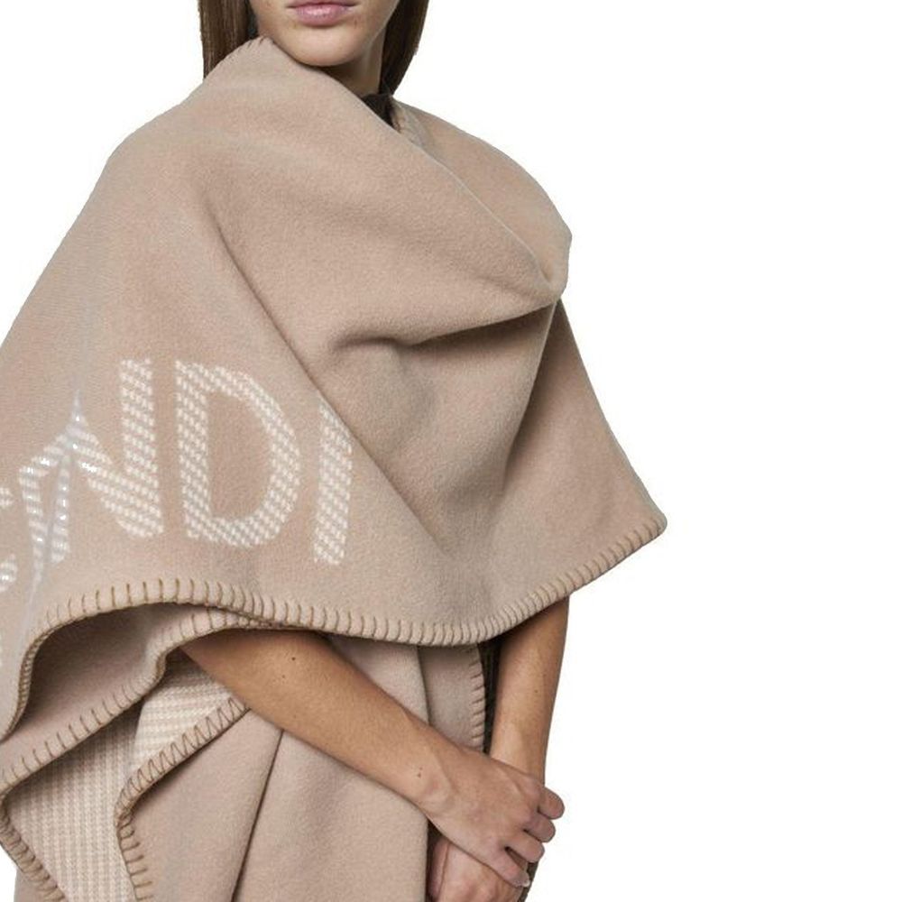 Wool And Cashmere Poncho-Fendi-LabelTerrace.com