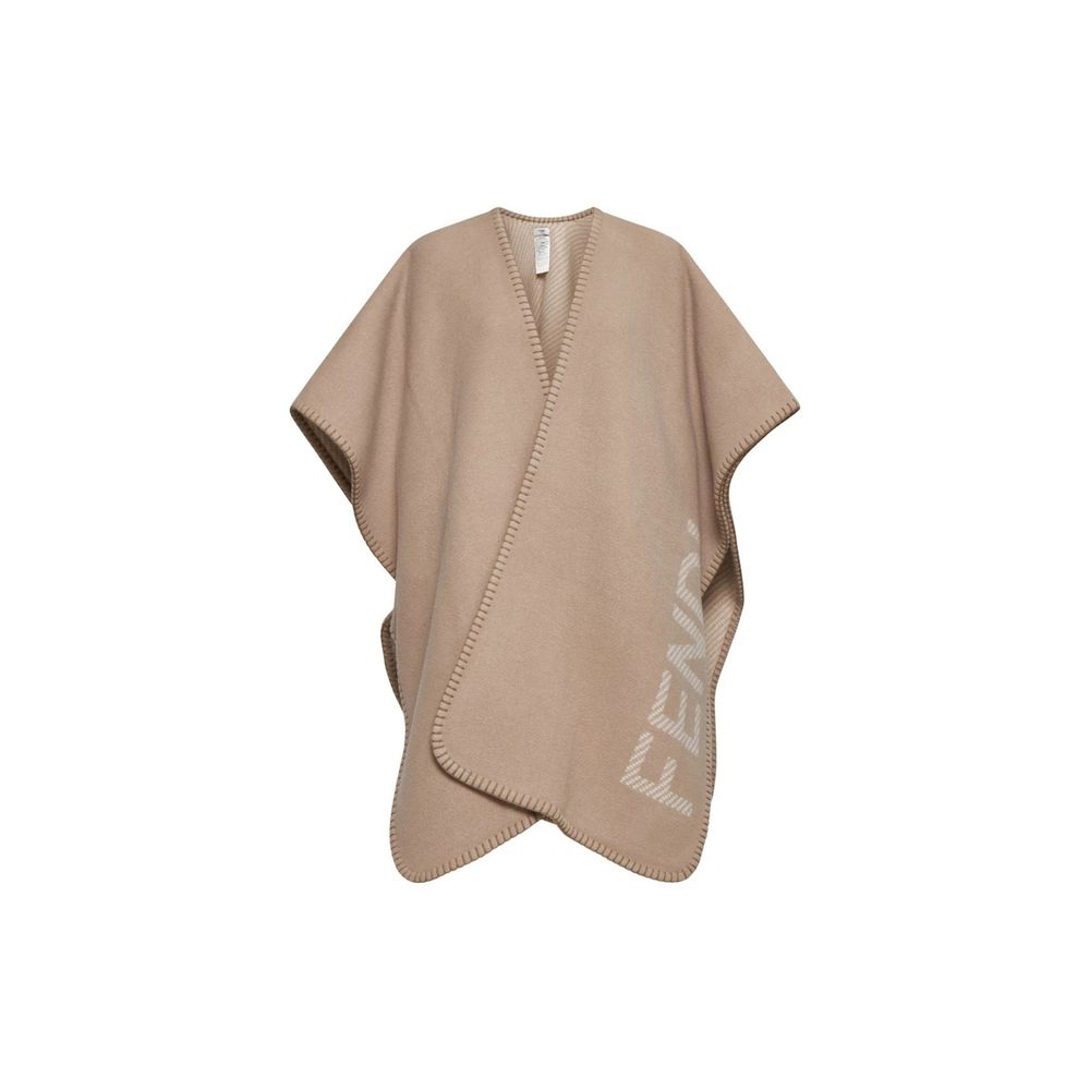 Wool And Cashmere Poncho-Fendi-LabelTerrace.com