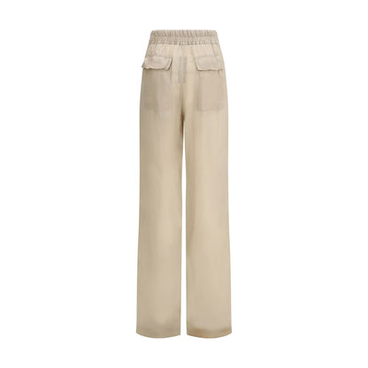 Beige Copper Casual Pants