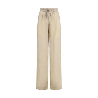 Beige Copper Casual Pants