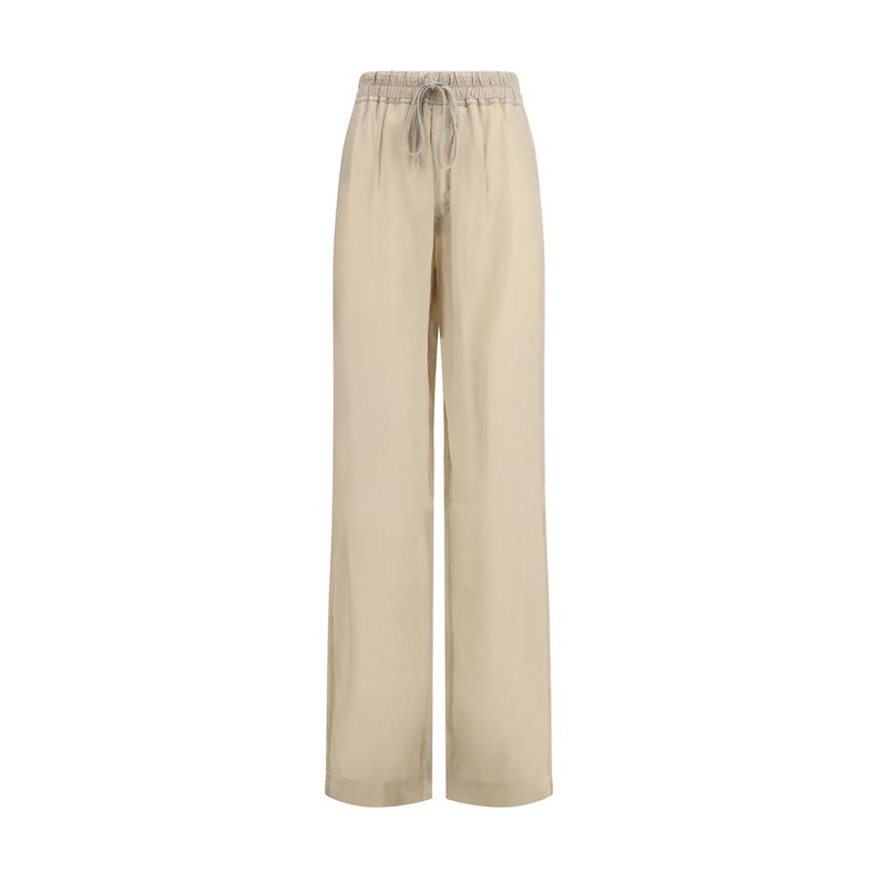 Beige Copper Casual Pants