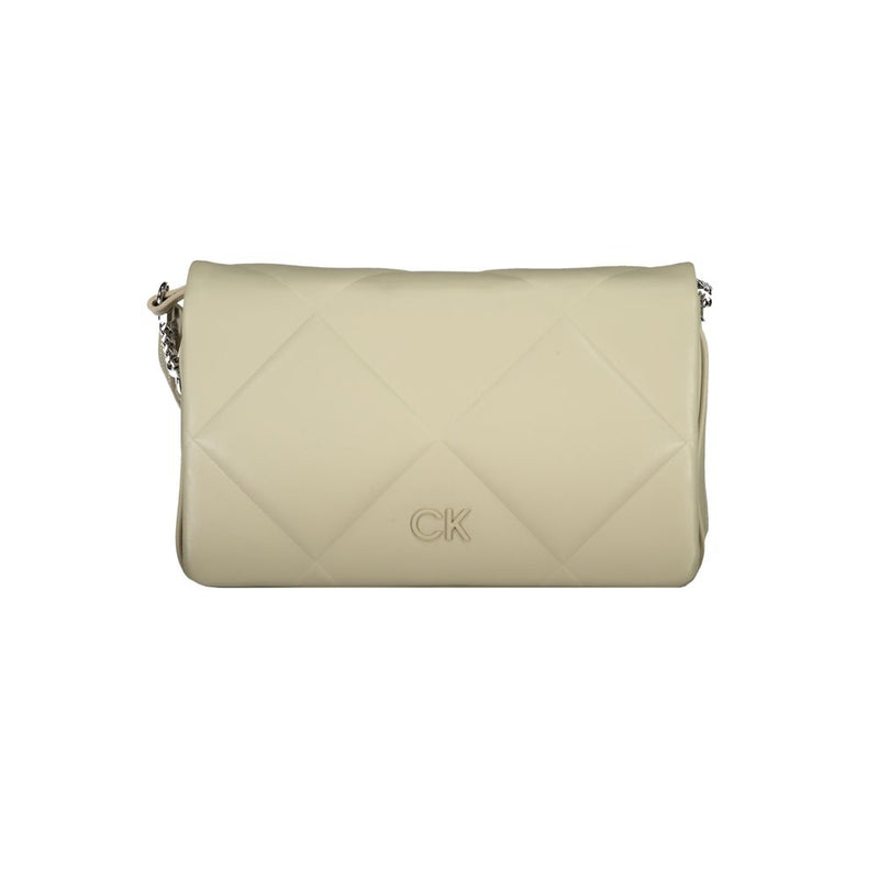 Beige Cotton Handbag-Calvin Klein-LabelTerrace.com