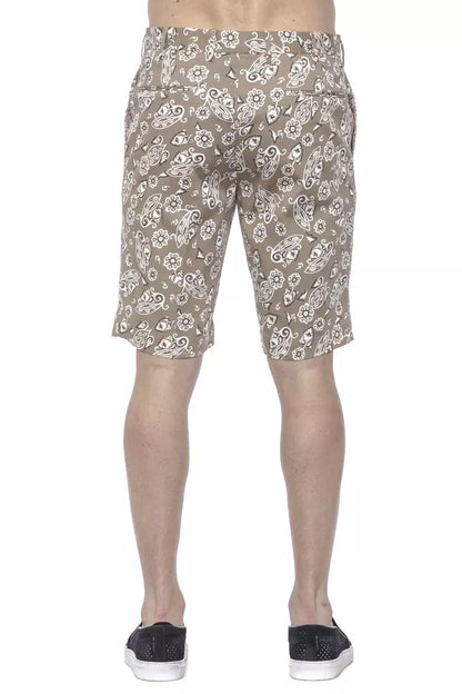 Beige Cotton Men Bermuda Short-PT Torino-LabelTerrace.com