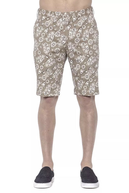 Beige Cotton Men Bermuda Short-PT Torino-LabelTerrace.com