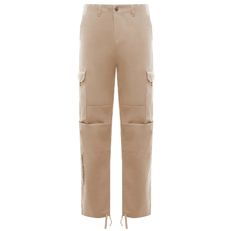 Beige Cotton Men Cargo Trouser-Comme Des Fuckdown-LabelTerrace.com