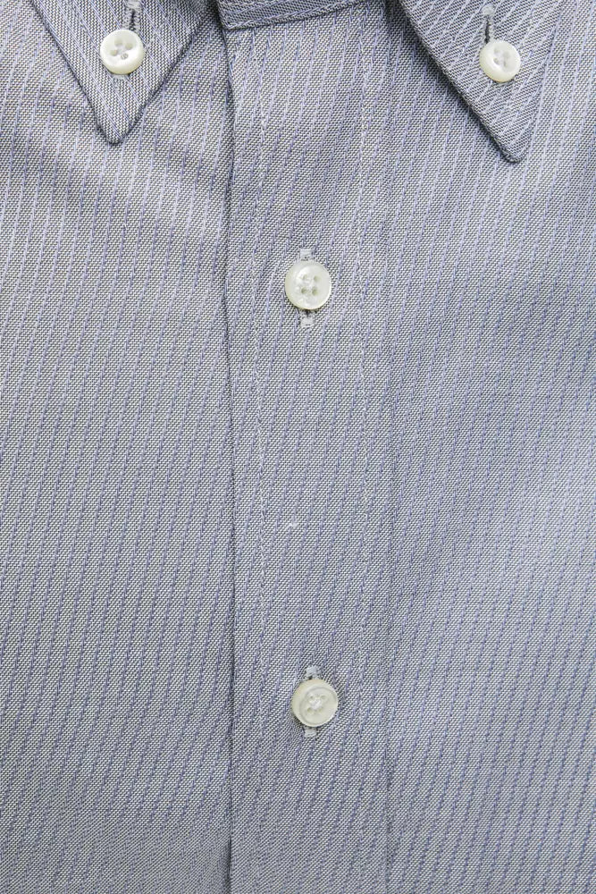 Beige Cotton Men Shirt-Robert Friedman-LabelTerrace.com