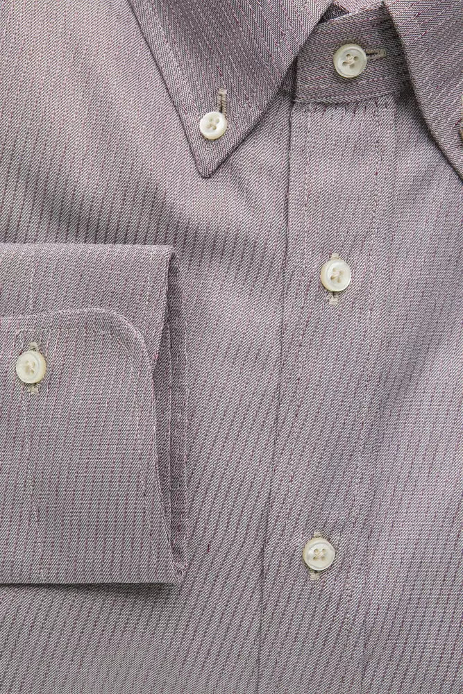 Beige Cotton Men Shirt-Robert Friedman-LabelTerrace.com
