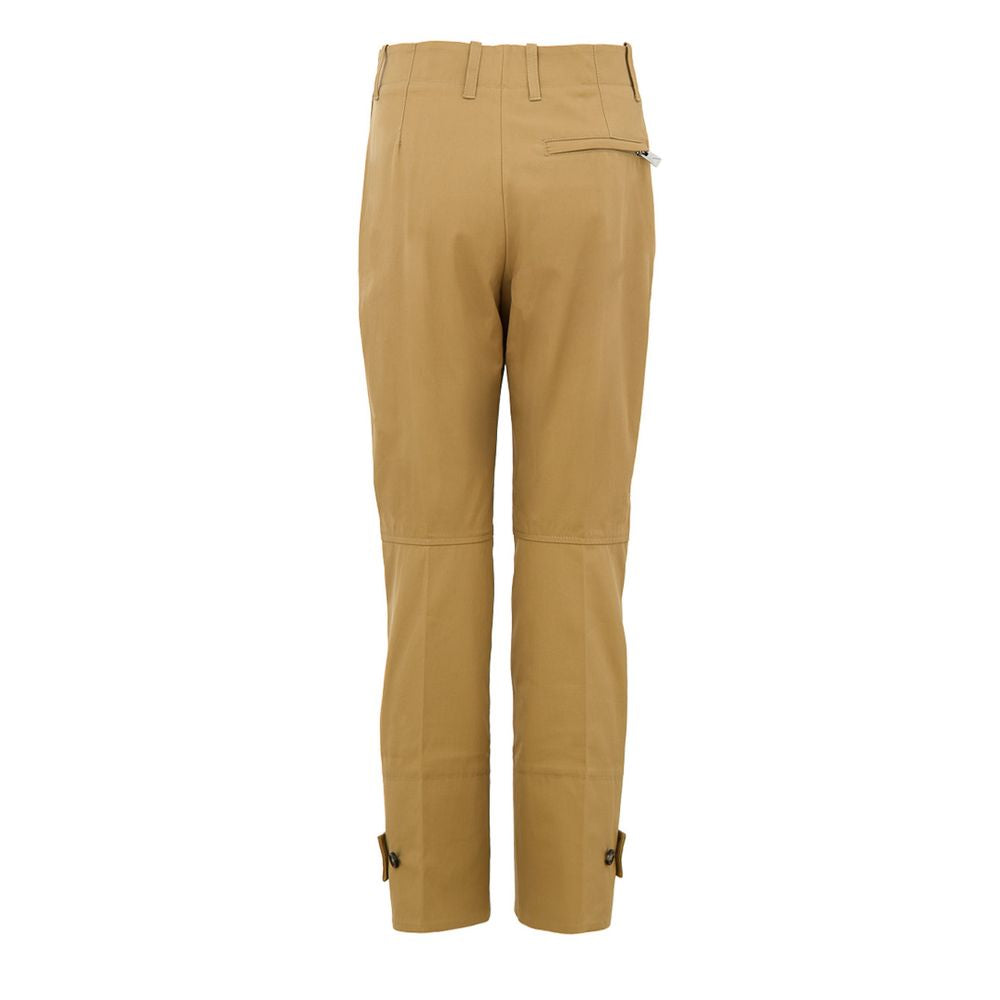 Beige Cotton Pant-Bottega Veneta-LabelTerrace.com