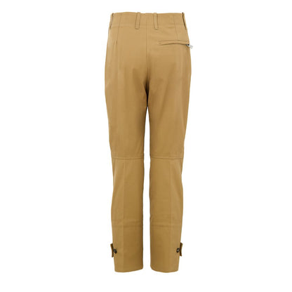 Beige Cotton Pant-Bottega Veneta-LabelTerrace.com