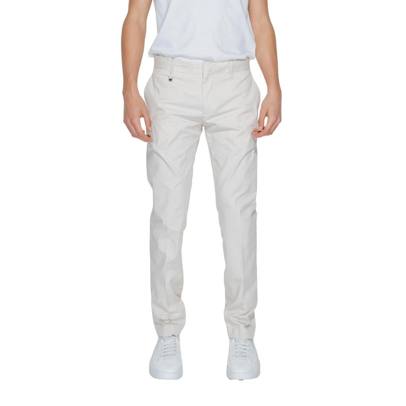 Beige Cotton Pant-Antony Morato-LabelTerrace.com