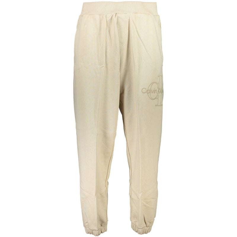Beige Cotton Pant