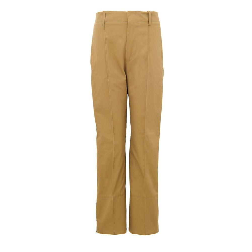 Beige Cotton Pant-Bottega Veneta-LabelTerrace.com