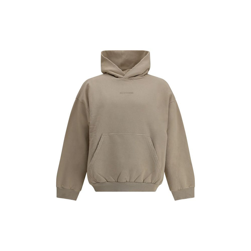 Beige Cotton Sweatshirt