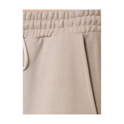 Beige Cotton Women Palazzo Pants-Comme Des Fuckdown-LabelTerrace.com