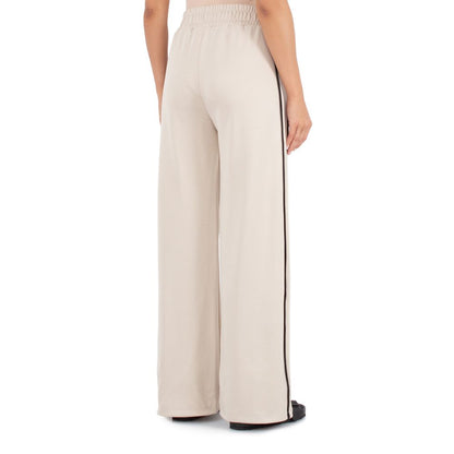 Beige Cotton Women Pant-Comme Des Fuckdown-LabelTerrace.com