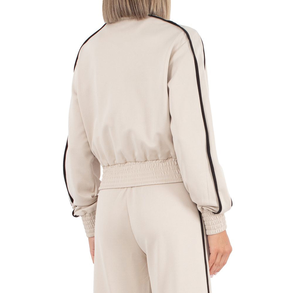 Beige Cotton Women Sweater-Comme Des Fuckdown-LabelTerrace.com