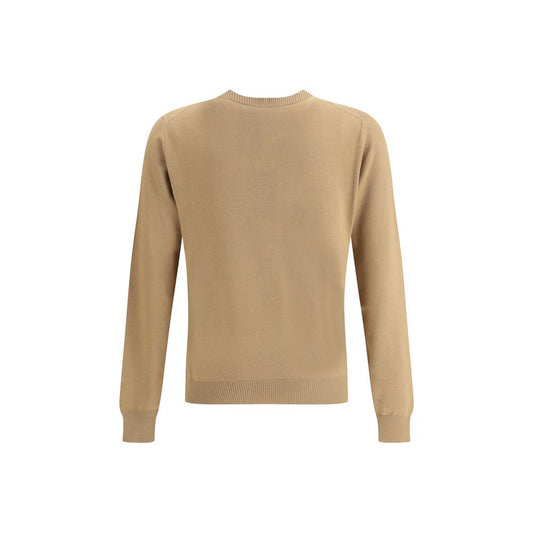 Beige Fleece Wool Sweatshirt