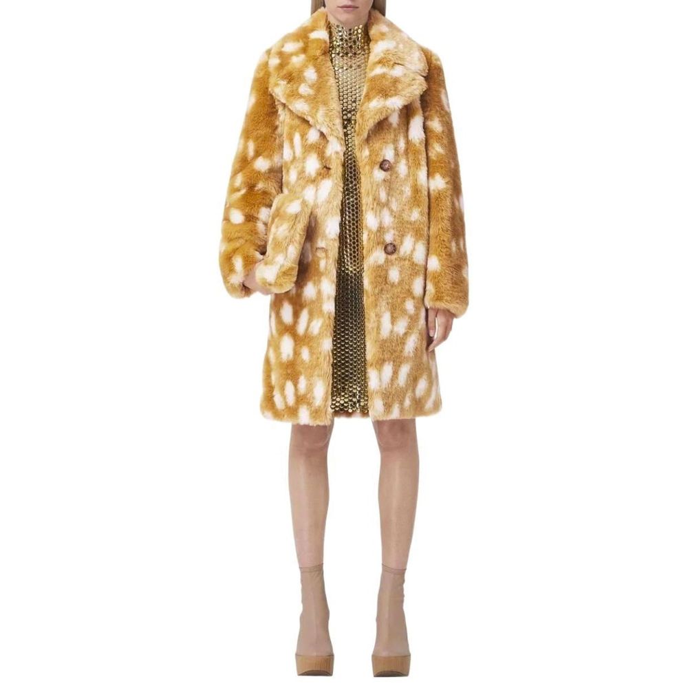 Beige Lambskin Coat
