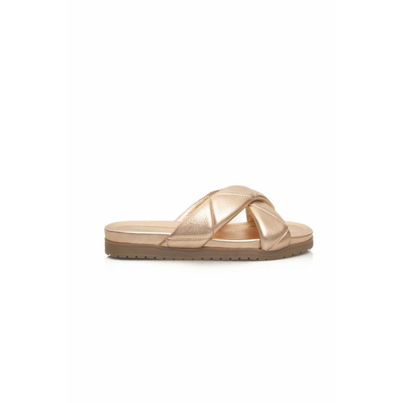 Beige Lambskin Women Sandal-Cerruti 1881-LabelTerrace.com