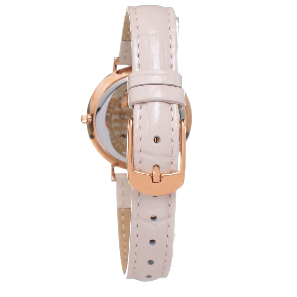 Beige Leather Watch-Folli Follie-LabelTerrace.com